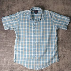 Saddlebred Shirt Button Down Mens Medium Long Sleeve Casual Multicolor